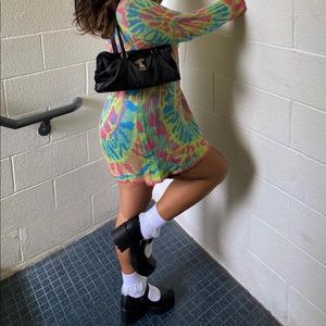 Verge girl psychedelic knit dress
